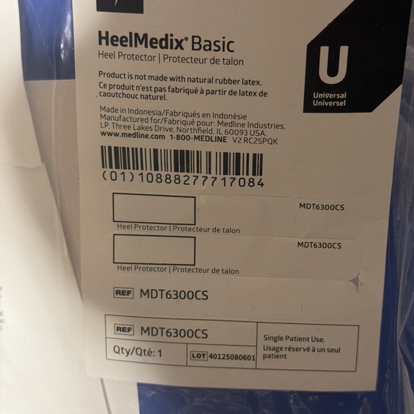 BRAND NEW LOT OF 2 HEELMEDIX BASIC HEEL PROTECTOR MDT6300CS BY MEDLINE** - Picture 3 of 5